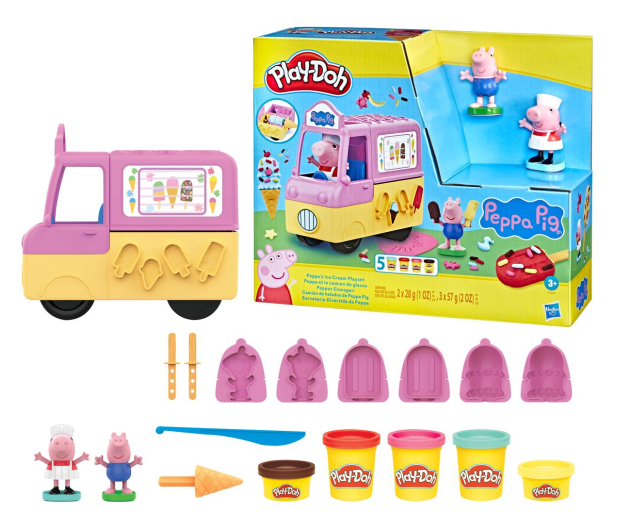 Play-Doh Świnka Peppa Samochód z lodami - 1034851 - zdjęcie